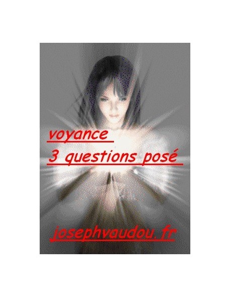 3 questions posé