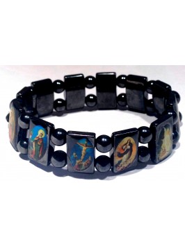 bracelet des saints en hématite