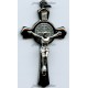 crucifix Saint Benoit  hématite