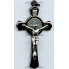 crucifix Saint Benoit  hématite