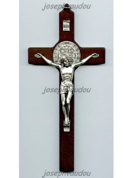 crucifix d'exorcisme 20 cm bénit et consacré