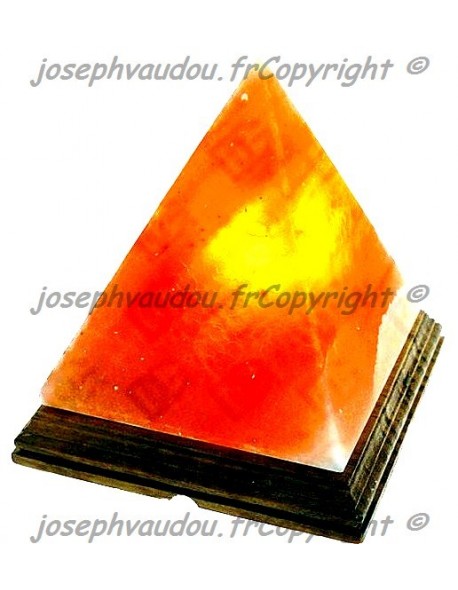 Lampe en cristal de sel  Pyramide