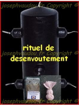 rituel de désenvoutement - bougie 7 mèches 