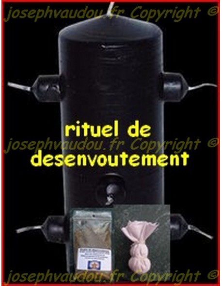 rituel de désenvoutement - bougie 7 mèches 