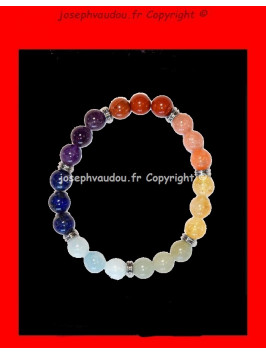 Bracelet de la Chance pierres Multicolore