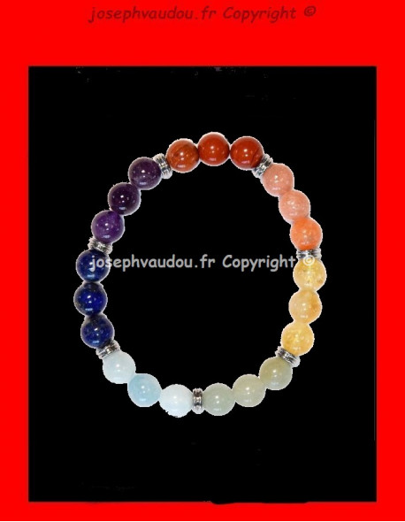  Bracelet de la Chance pierres Multicolor