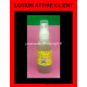 lotion attire client consacrée