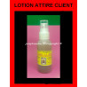 lotion attire client consacrée