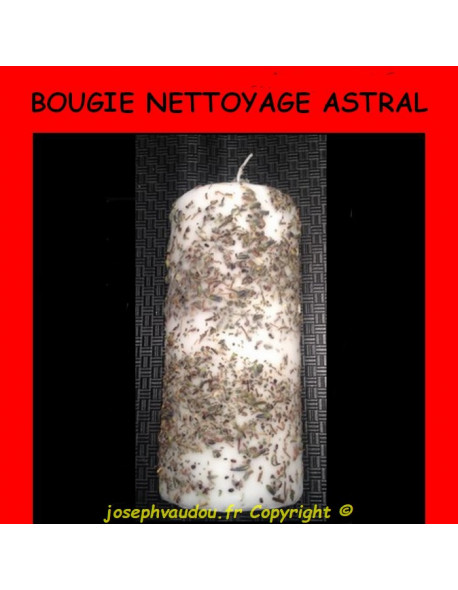 BOUGIE PLANTES  - NETTOYANT ASTRAL ET PHYSIQUE